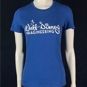 NWT Disney Imagineering Blue Short Sleeve Tee EXCLUSIVE! Size S